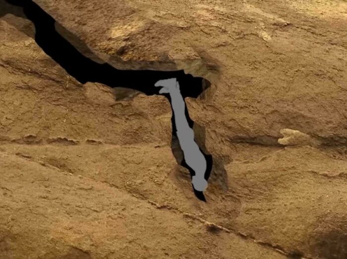 A Diagram Of How John Jones Was Stuck For 27 Hours In A Cave Before Passing Away