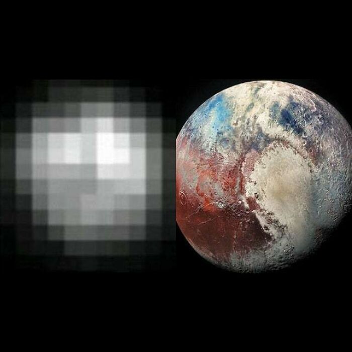 Pluto: 1994 vs. 2019