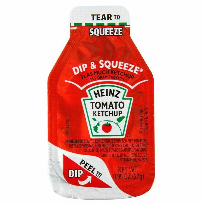 Dip [or] Squeeze Condiment Packet