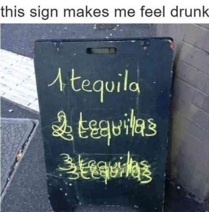 Drunk Alcohol Sign