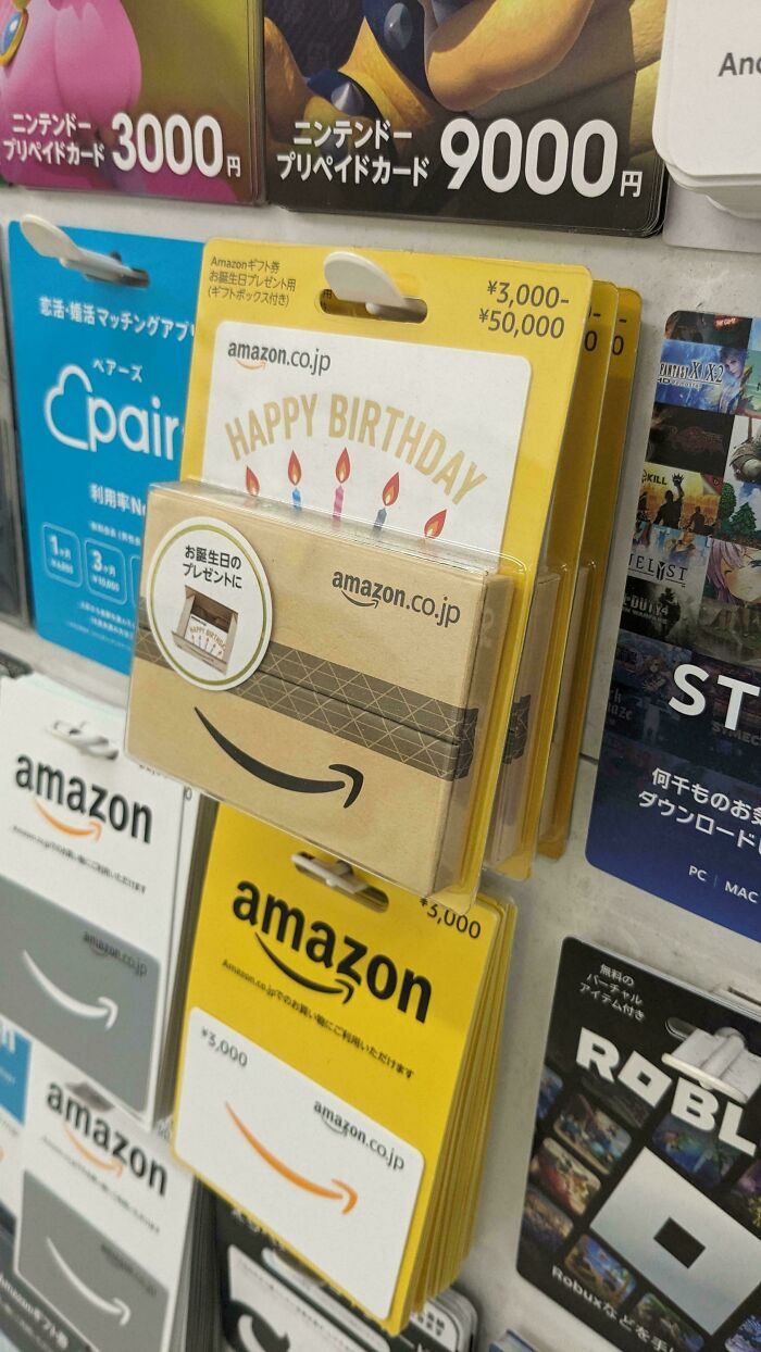 This Japanese Amazon Gift Card Comes With A Small Amazon Box