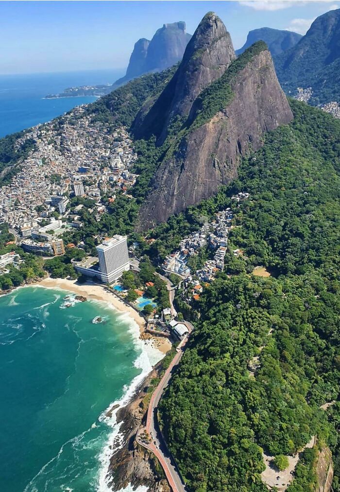 Sheraton Hotel In Rio De Janeiro, It’s So Big That Covers The Whole Beach, Making It Inaccessible