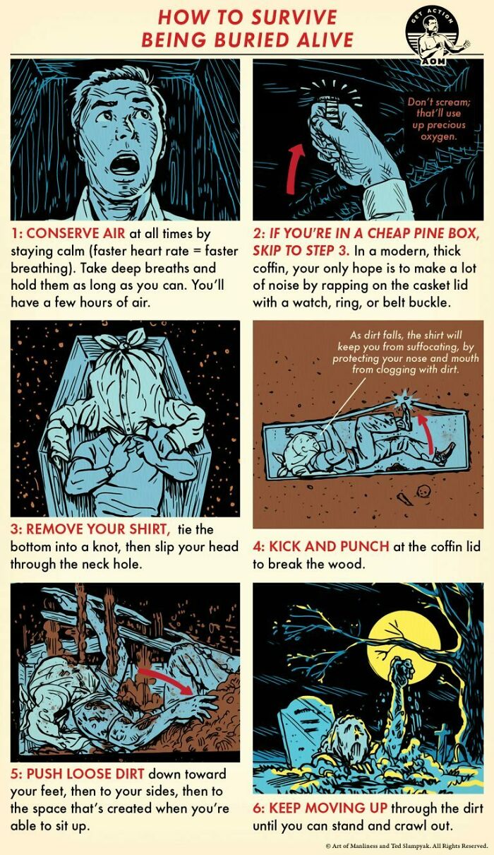 A Cool Guide On How To Survive Being Buried Alive