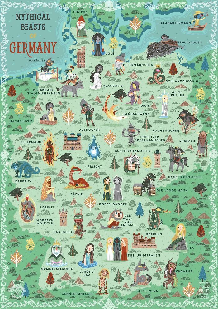 Guía de las criaturas míticas de Alemania