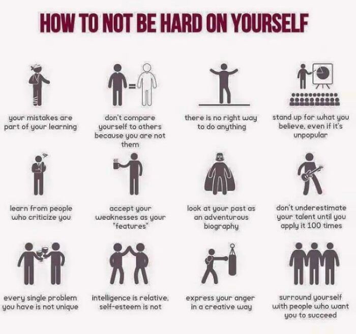 A Cool Guide To Not Being Hard On Yourself