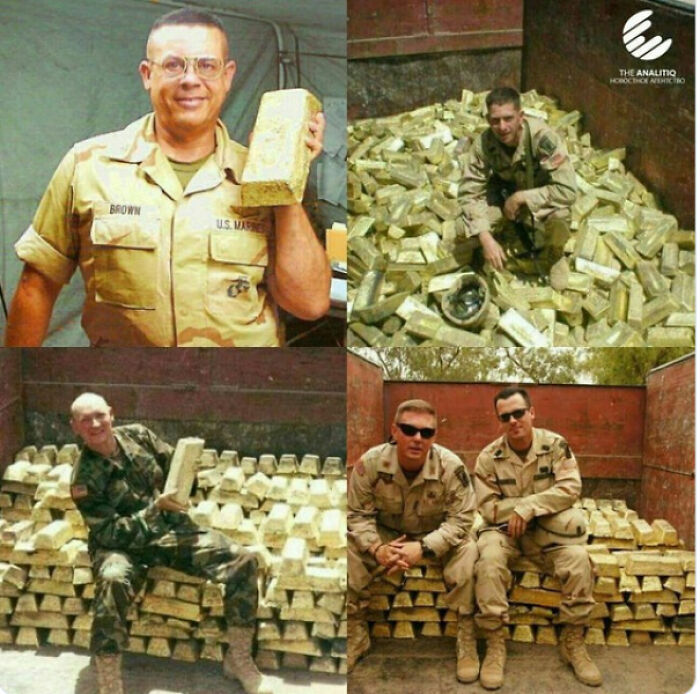 Raras fotos del ejército estadounidense apropiándose de las armas de destrucción masiva de Irak