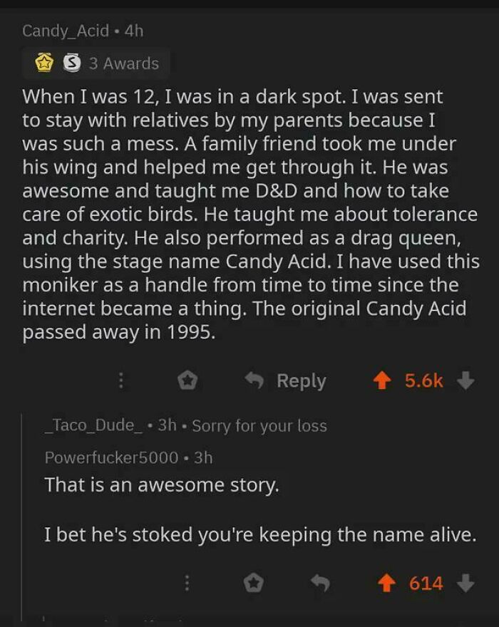 Candy Acid: Drag Queen, Dungeon Master, Orno-Enthusiast, Life Saver