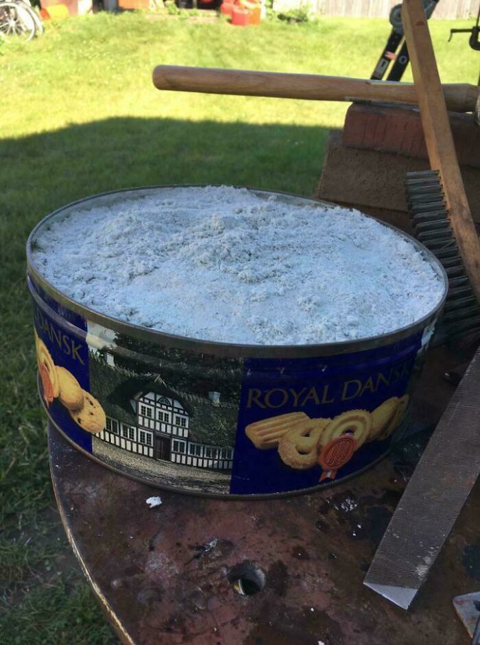 Grandpa’s Asbestos Tin