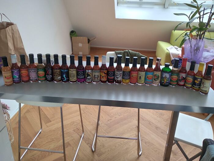 Since My Flatmates Got Into Hot Sauces, Things Got A Bit Out Of Control