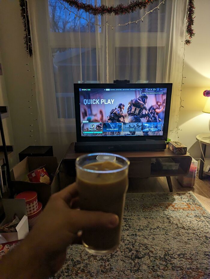 Any Other Dads Wake Up Early To Play Video Games And Drink Coffee While Their Family Is Still Sleeping?