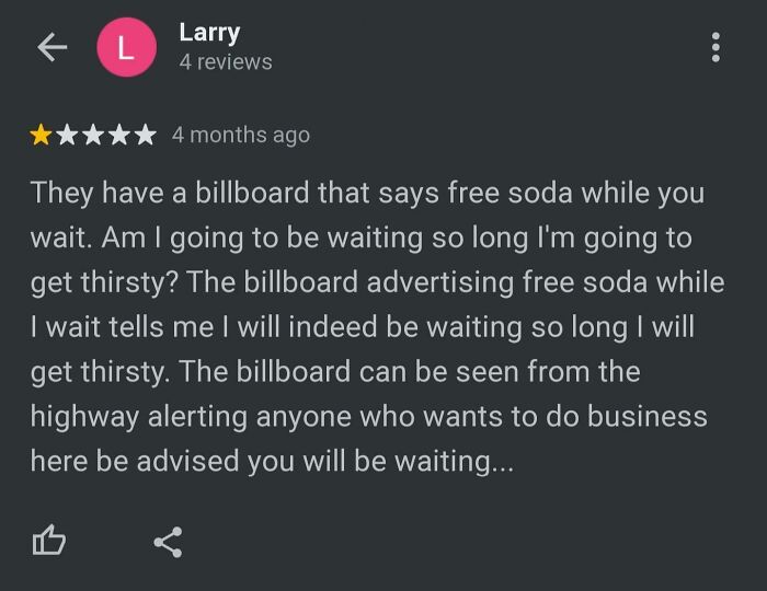 Local Welding Supply Shop Offers Free Fountain Drinks For Patrons - This Upsets Larry