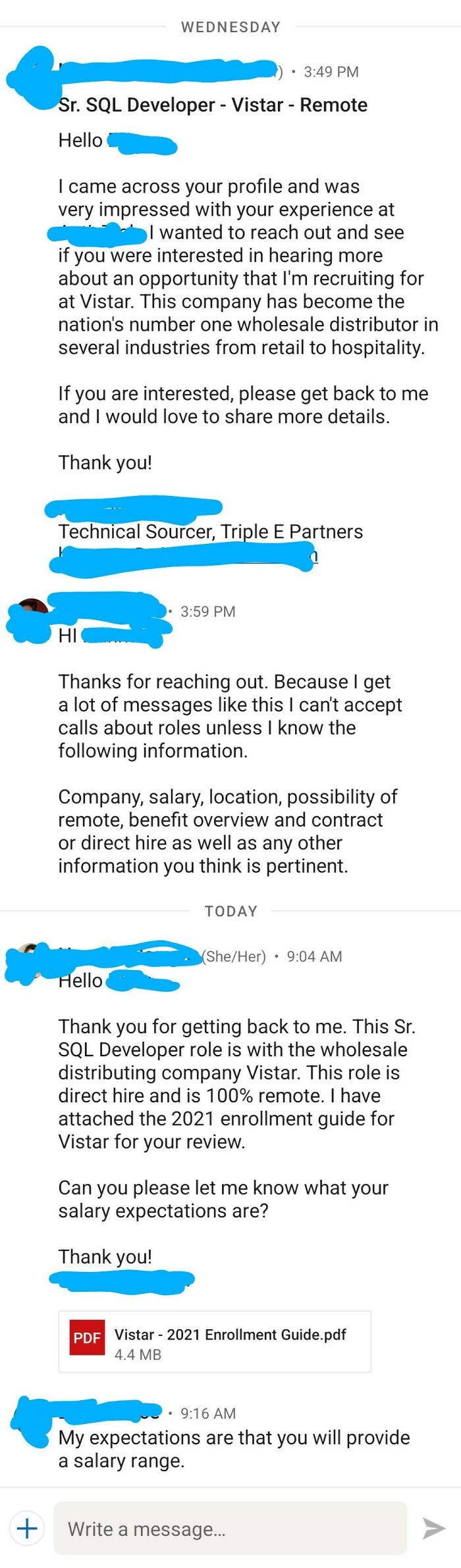 I'm Tired Of Recruiters Avoiding My Questions And Playing Dumb