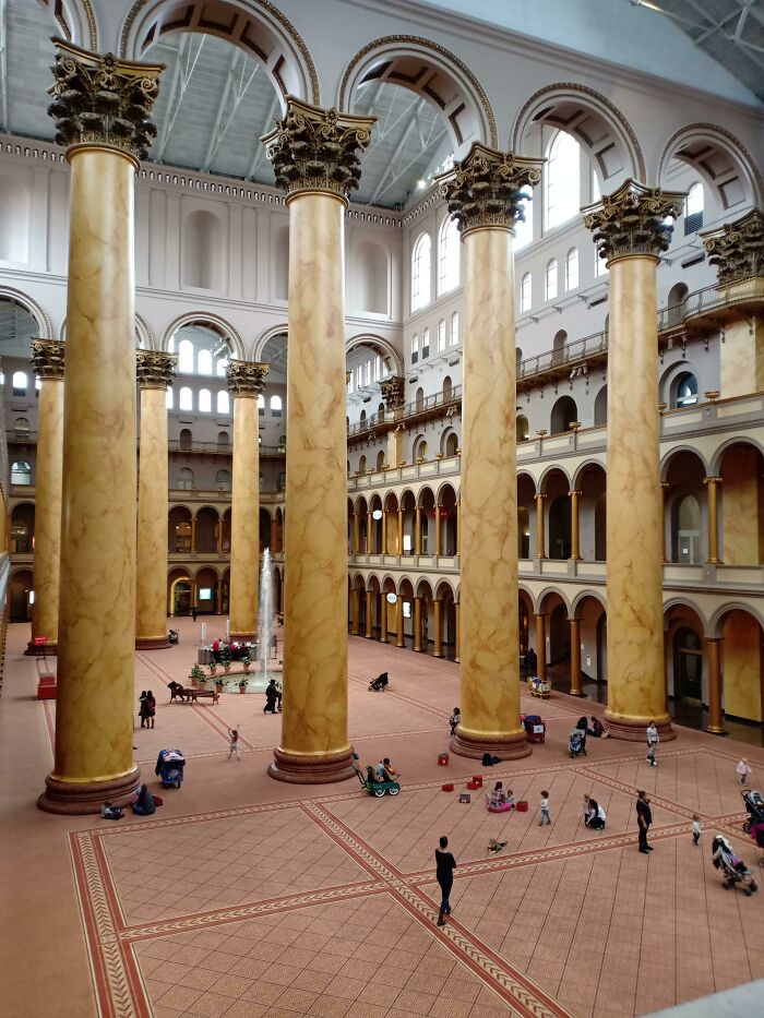 The National Building Museum In Washington, D.c., Completed In 1887