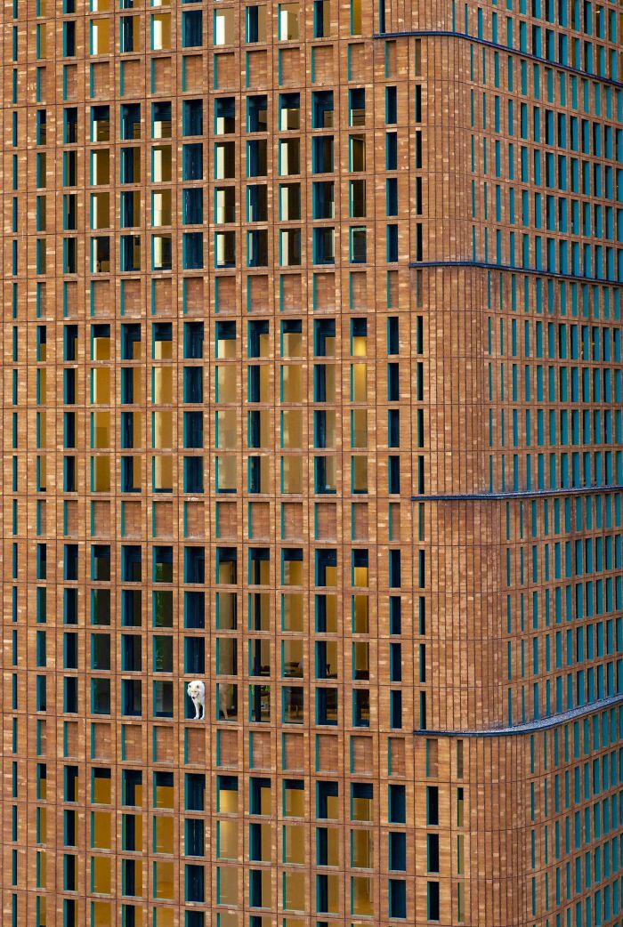 The Tiered Brick-Clad ‘Second Skin’ Facade Of The Hitra Office And Commercial Building, Tehran Iran