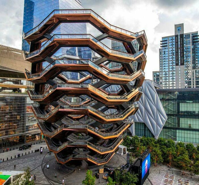 The Vessel At Hudson Yards, New York City. Opened 2019, Closed 2021. Future Currently Uncertain