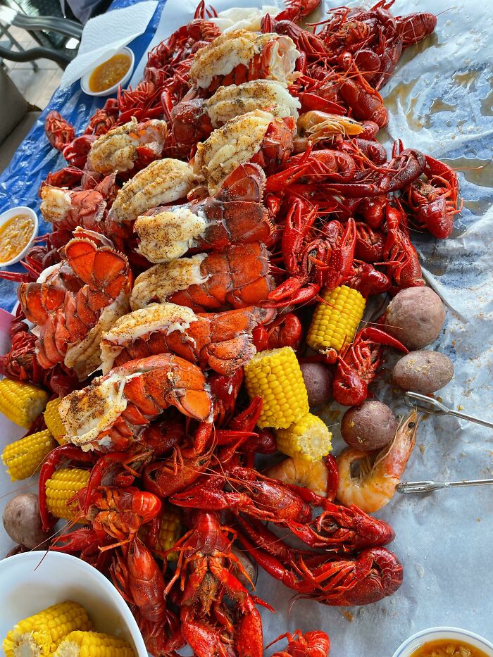 Crawfish Boil + Grilled Lobster