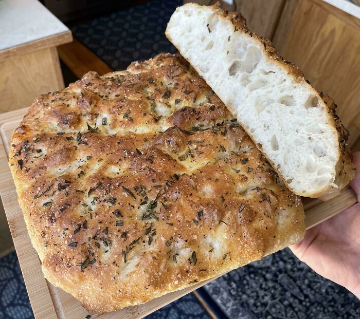 Garlic Rosemary Focaccia!