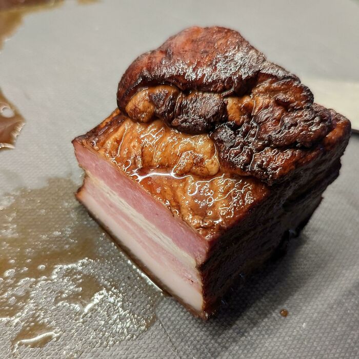 Homemade Chashu Of Pork Belly For Ramen I Made A Few Weeks Back