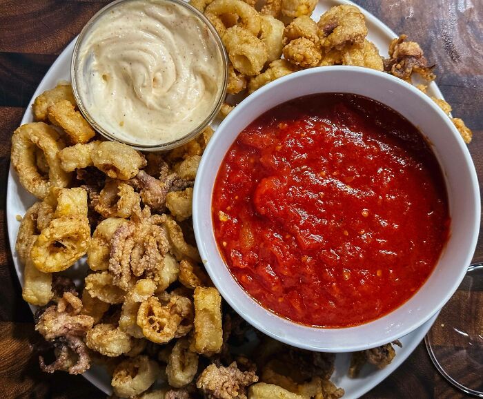 Homemade Fried Calamari