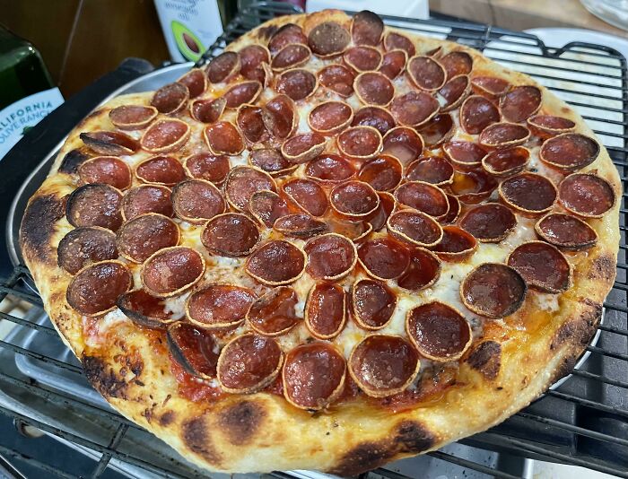 Pepperoni Pizza On Sourdough Crust!