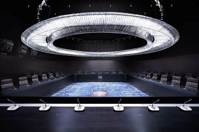 The Fifa Boardroom Looks Like The Perfect Place To Hold A Super Villian Meeting