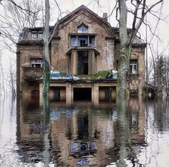 An Abandoned Mansion In The Swamps Of Louisiana