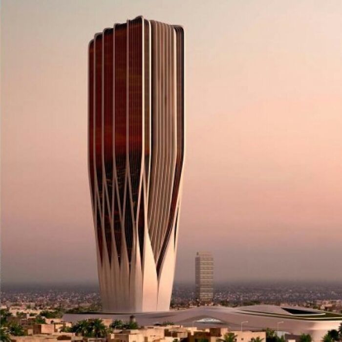 Central Bank Of Iraq(The Scheme Provides A 172m-Tall Tower On Top Of A 200 X 100m Podium Box)(414x414)