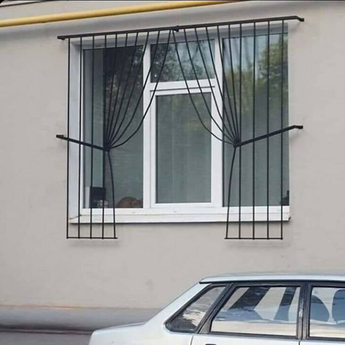 Bizarre Window Curtain