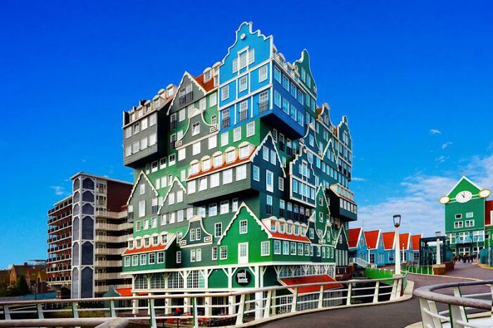 Inntel Hotel, Located Directly Outside The Train Station In Zaandam, Netherlands