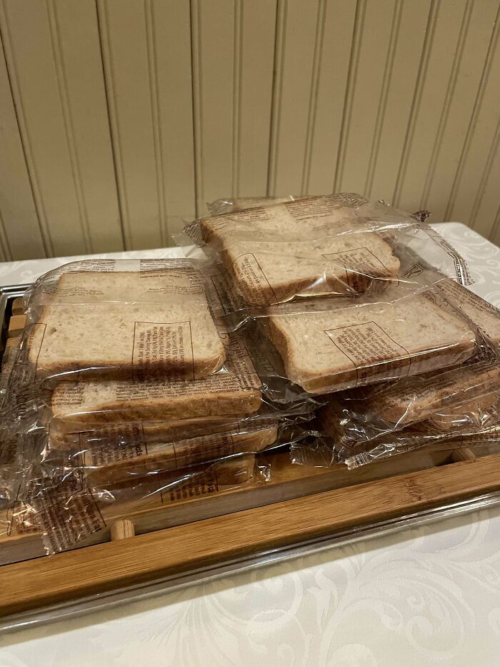 Individually Packaged Slices Of Bread