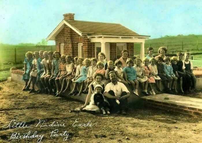 Birthday At Nadine's Dollhouse Grave, 1934c