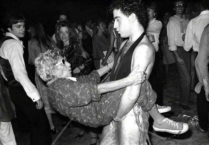 Disco Sally, 78 años, habitual de Studio 54, 1978