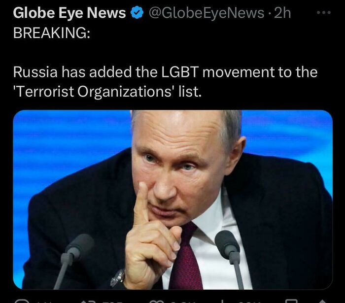 You’d Be Considered A “Terrorist” In Russia If You Are Lgbtq+