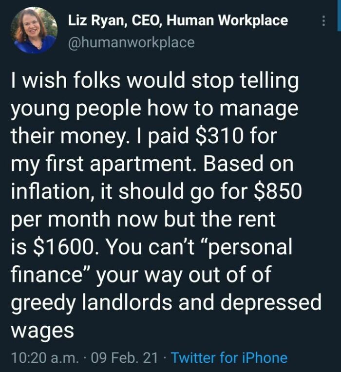 Greedy Landlords And Depressed Wages Are The Problem!