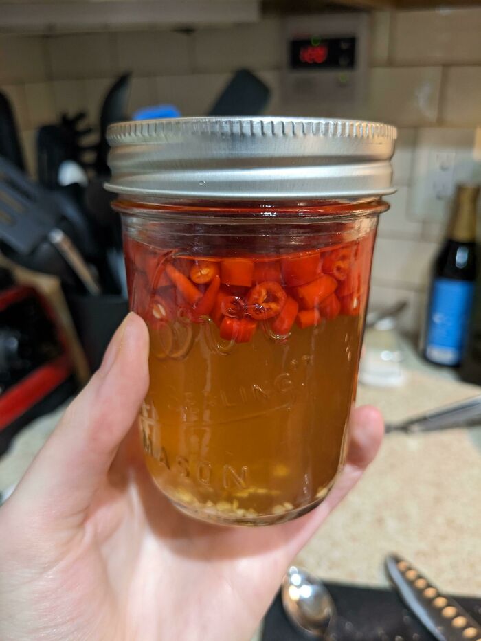 Pickled This Year's Pepper Harvest