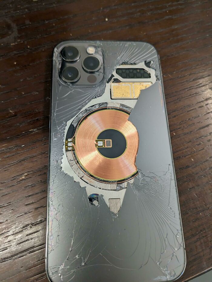 My Friend Wanted To See The Inside Of His Phone