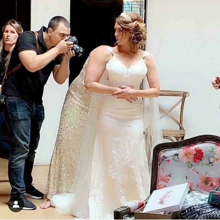 Boda de la campeona de pulsos