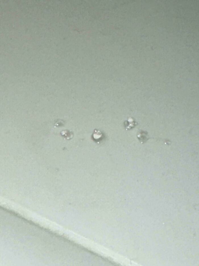 Coughed Up Clear Crystals