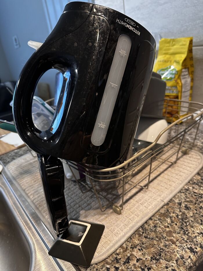 My American Brother-In-Law Drying His Kettle