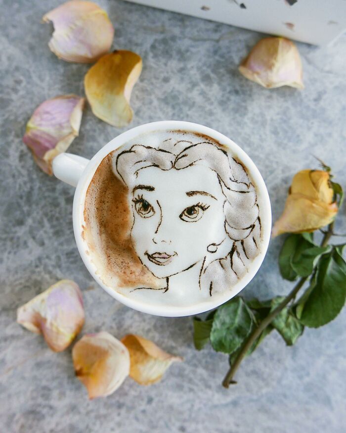 Coffee Foam Creations By Daphne Tan