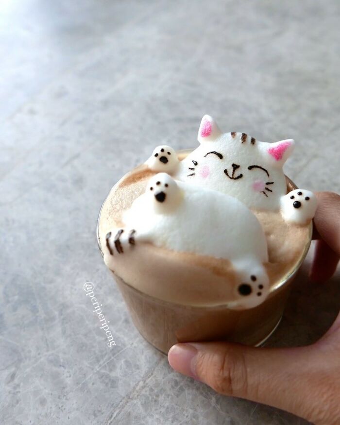 Coffee Foam Creations By Daphne Tan