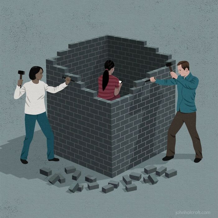 Unveiling Society's Reflections: Exploring The Thought-Provoking Art Of John Holcroft (New Pics)