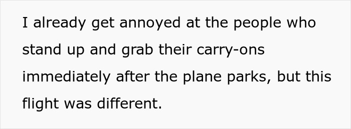 Man Hates 'Line Cutters' When Deboarding A Plane, Decides To Teach Them A Lesson