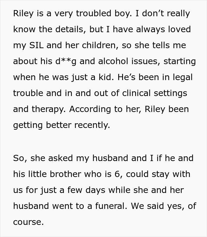 Woman Ponders: "AITAH For Telling My SIL Her Son Is No Longer Invited To My House, Ever?"