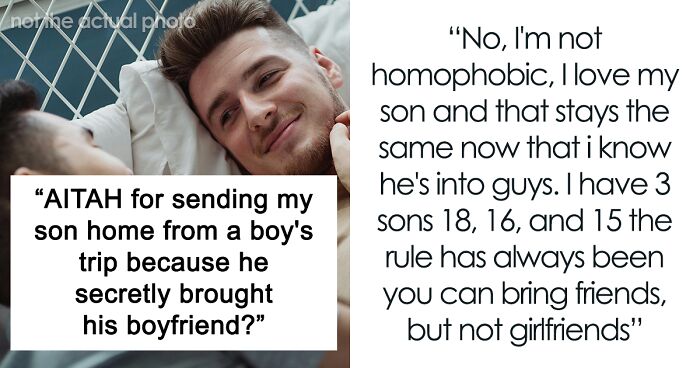 Dad Doesn’t Allow Girlfriends On Boys’ Trip, Son Takes His Secret Boyfriend And Gets Sent Home