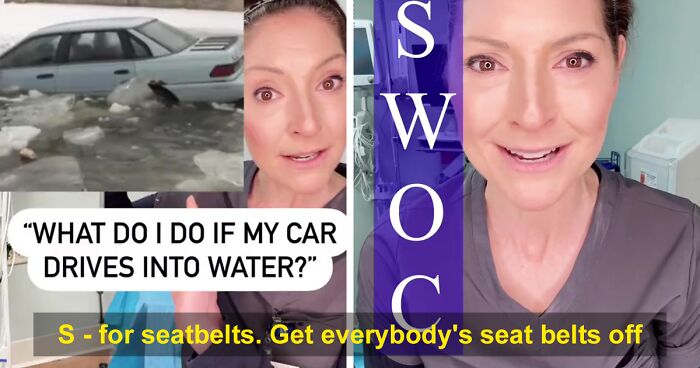 ER Doctor Lists 4 Things To Remember If Your Car Falls Into Water, People Online Are Thanking Her