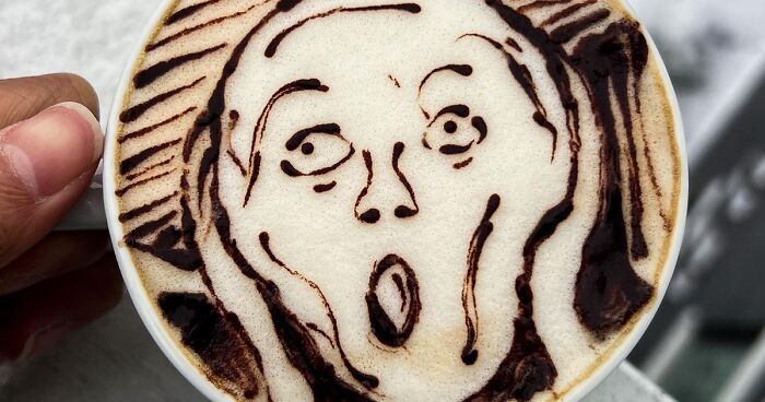 45 Captivating Sculptures And Drawings Made Entirely From Coffee Foam By Daphne Tan (New Pics)