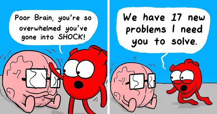 Artist Brings Human Organs To Life And Creates Humorous Comics About Them (60 New Pics)