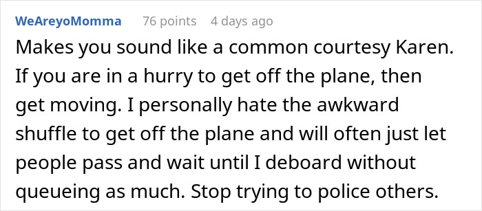 Man Hates 'Line Cutters' When Deboarding A Plane, Decides To Teach Them A Lesson