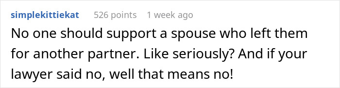 Woman Leaves Husband For Another Man, Is Shocked When He Stops Paying Spousal Support